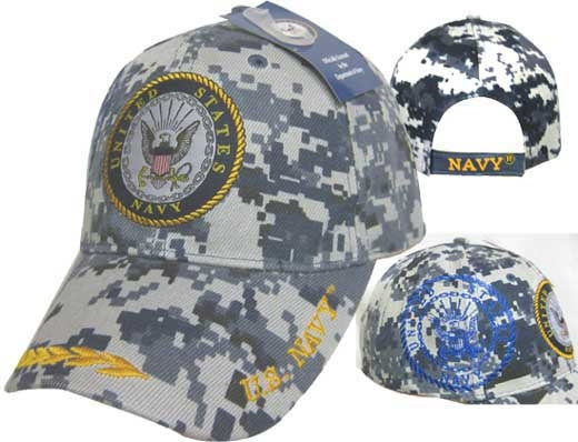 United Stated Navy Hat Seal w/Leaf Bill CAP602BC