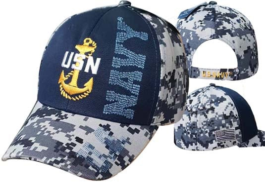 United States Navy Hat - Anchor Flag CAP602K
