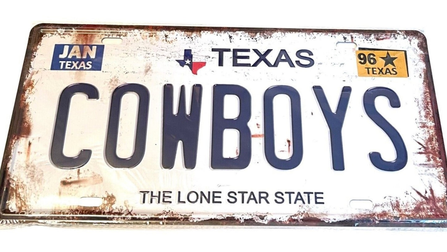 Cowboys License Plate