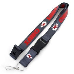 NFL Kansas City Chiefs - Charcoal Lanyard