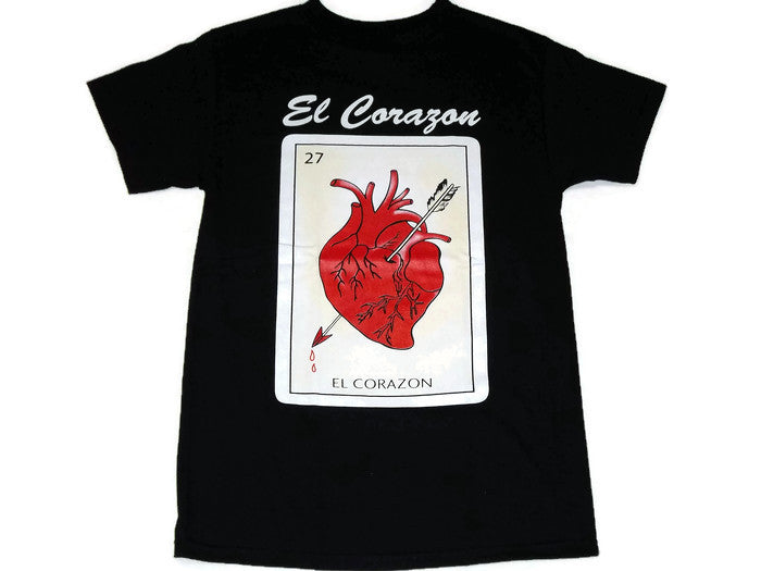 El Corazon Loteria T-Shirt