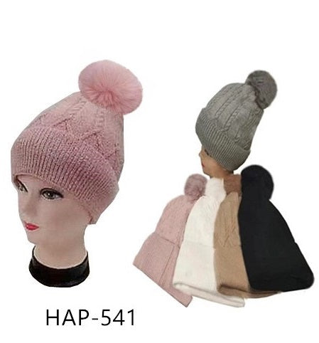 Ski Hat - Double PomPom HAK-77