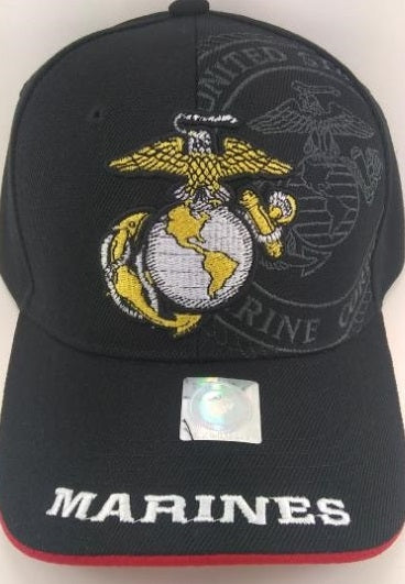 United States Marine Corps Military Hat - Logo/Black #7