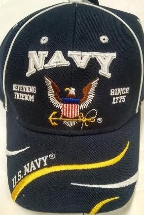 United States Navy Hat Defending Freedom w/Logo CAP596E