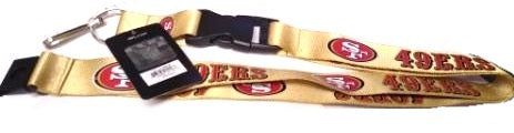 NFL San Francisco 49ers Lanyard - Gold