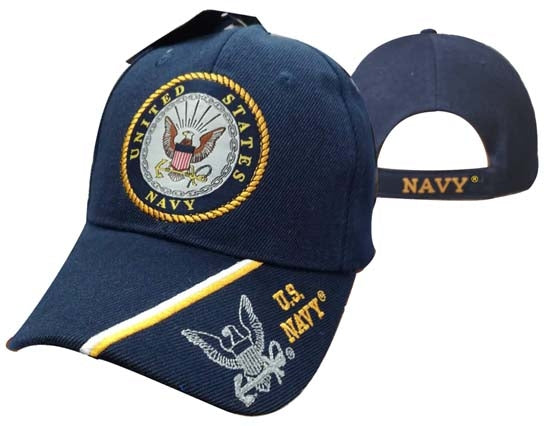 United States Navy Hat Seal w/Logo Shadow Bill CAP602L