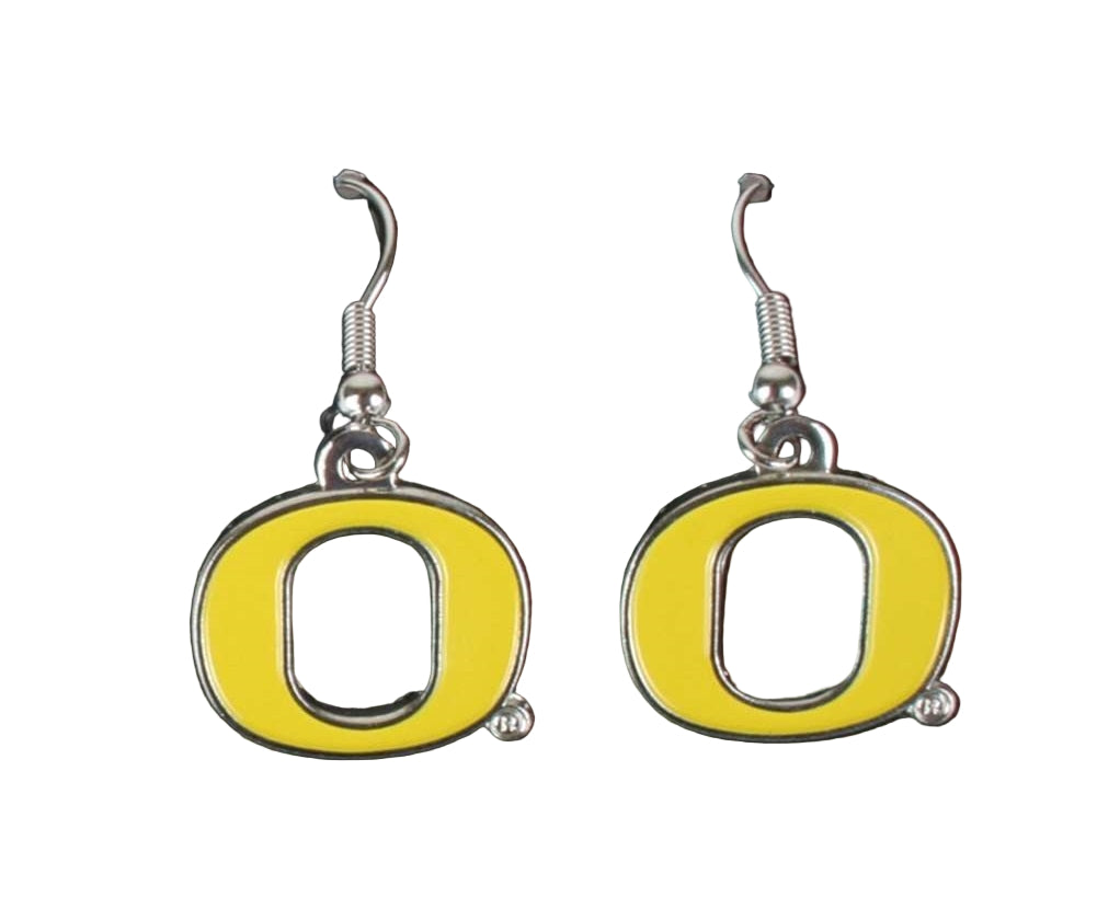 NCAA University of Oregon Ducks Earring Logo