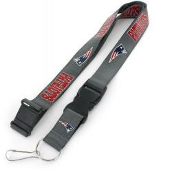 NFL New England Patriots - Charcoal Lanyard