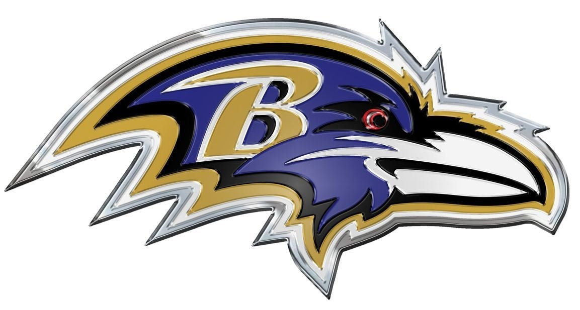 NFL Baltimore Ravens Auto Emblem - Color