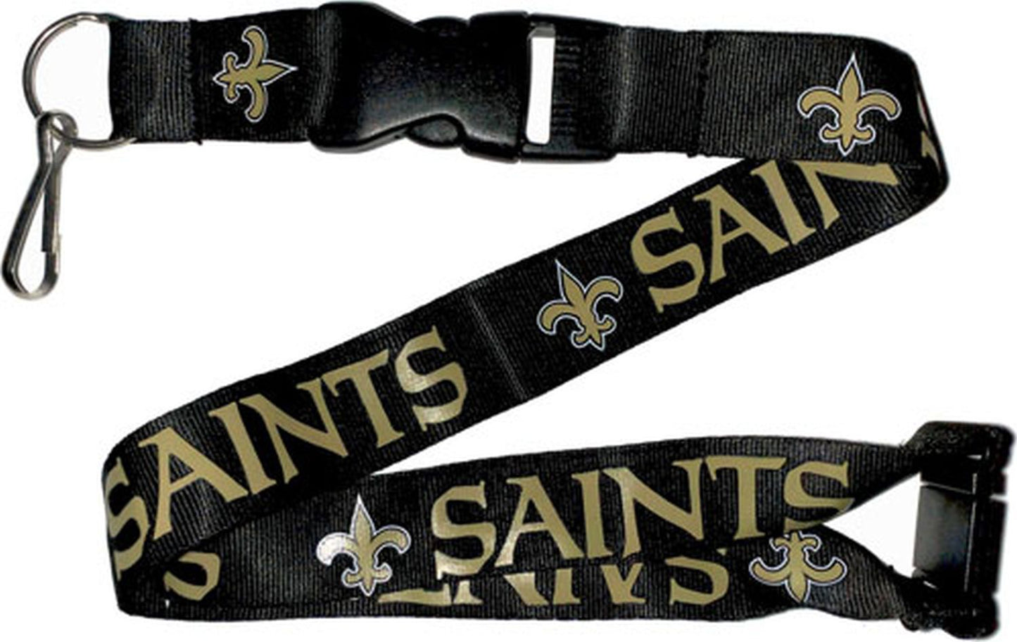 NFL New Orleans Saints Lanyard - Gold