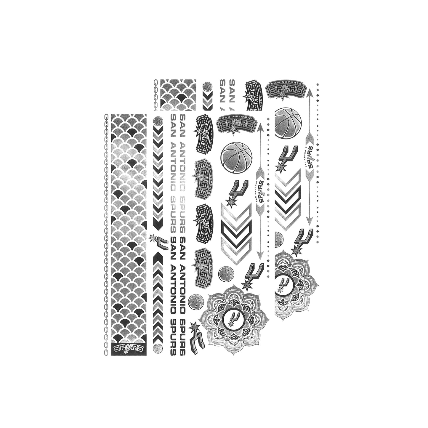 NBA San Antonio Spurs - Tattoos - Metallic