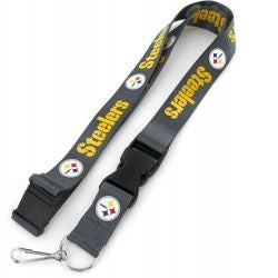 NFL Pittsburgh Steelers - Charcoal Lanyard