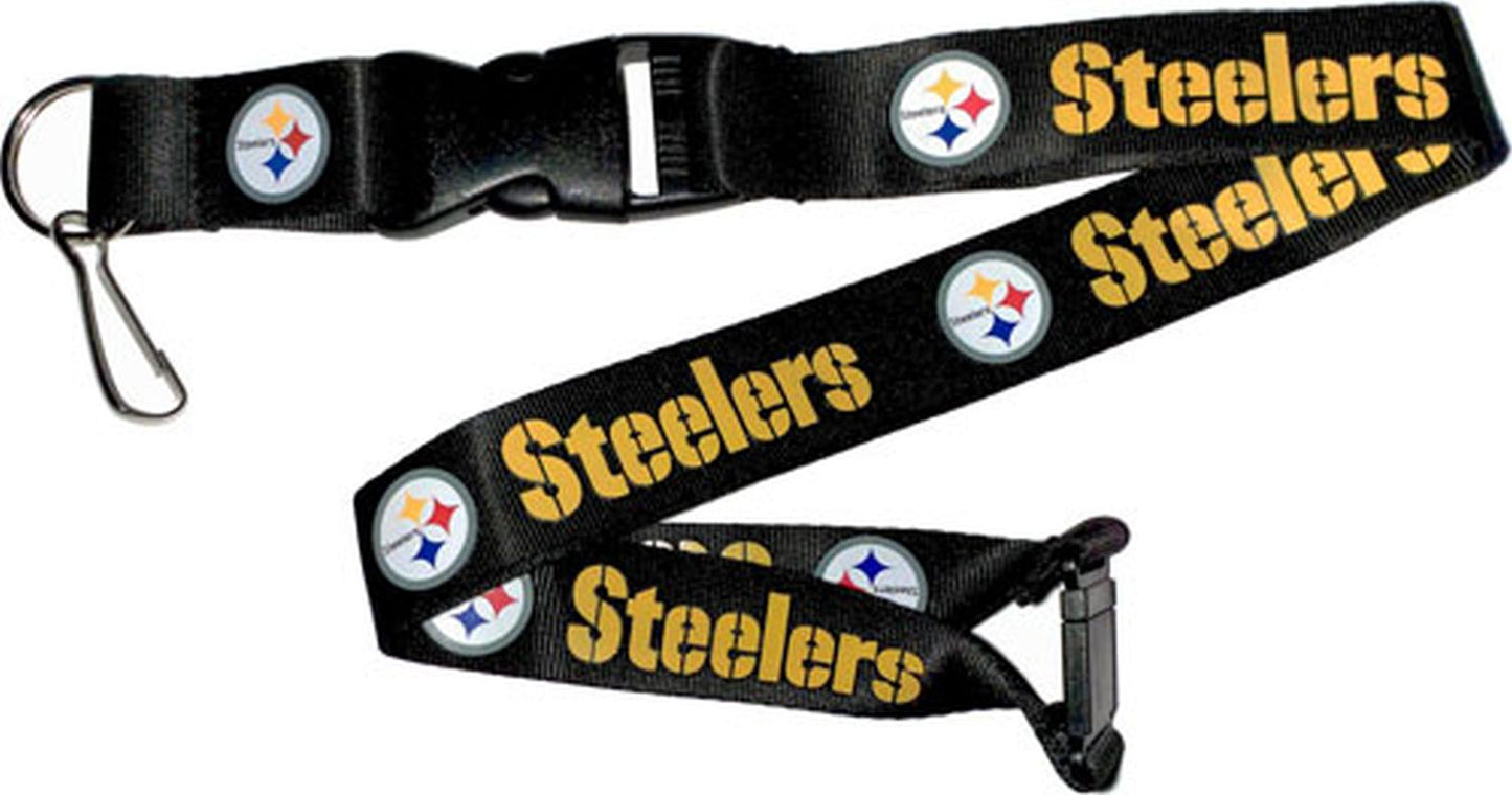 NFL Pittsburgh Steelers Lanyard - Gold