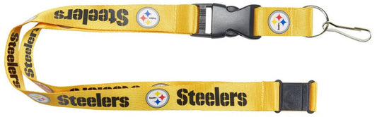 NFL Pittsburgh Steelers Lanyard - Gold