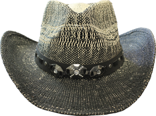 Straw Hat - Crystal Black 3634C