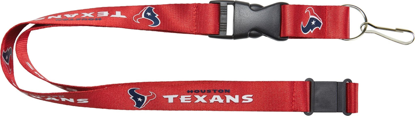 NFL Houston Texans Lanyard - Red