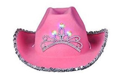 Cowboy Hat with Light-up Tiara