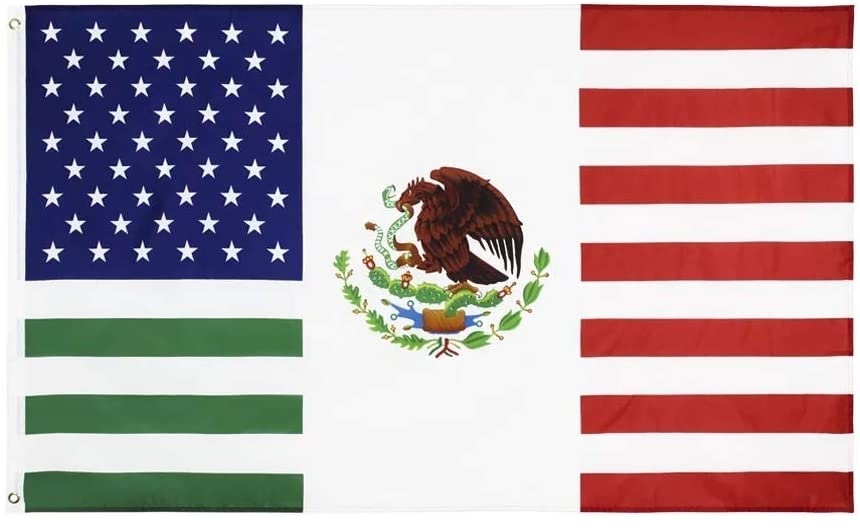 Flag - U.S.A./Mexico 3x5