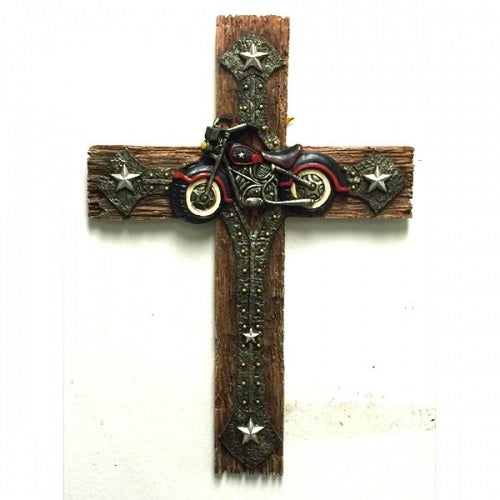 Texas Decor - Poly Motorcycle Cross XF-R0014