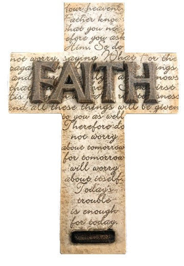 Texas Decor - Poly XF-R0065 Faith Cross