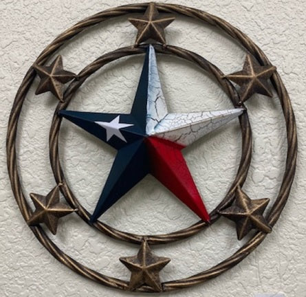 Texas Decor - Metal XL2138 Cracked Star