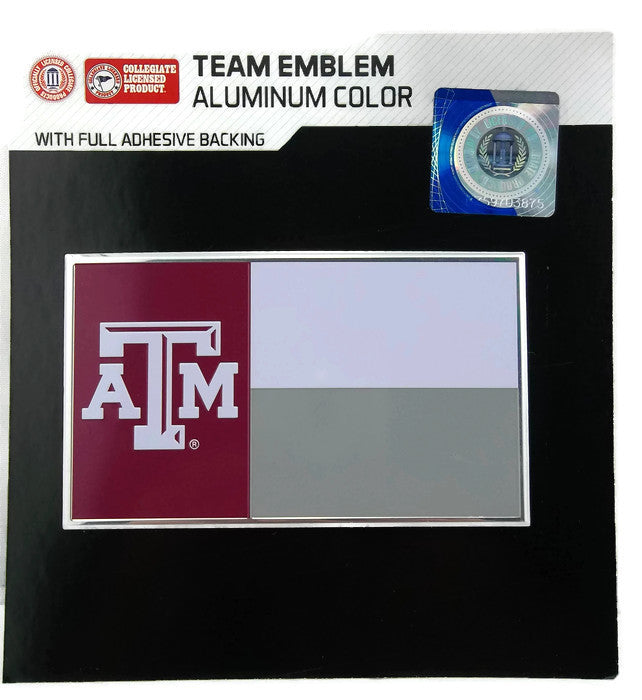 NCAA Texas A&M Aggies State Flag Auto Emblem