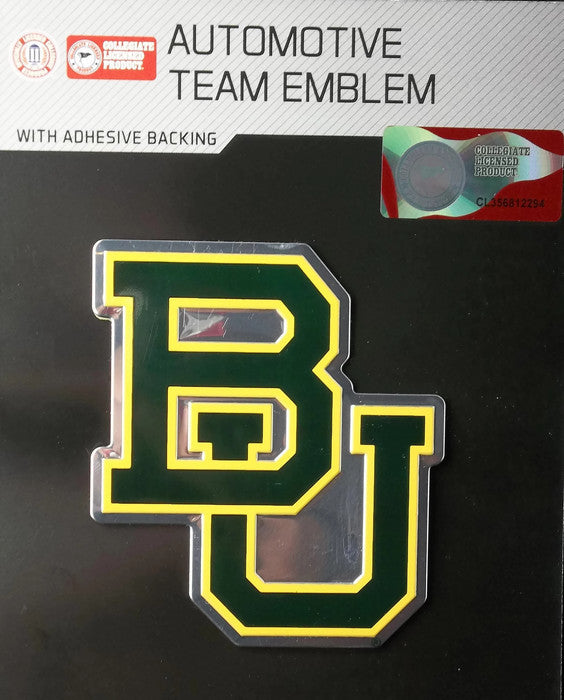 NCAA Baylor University - Baylor Bears Auto Emblem - Color