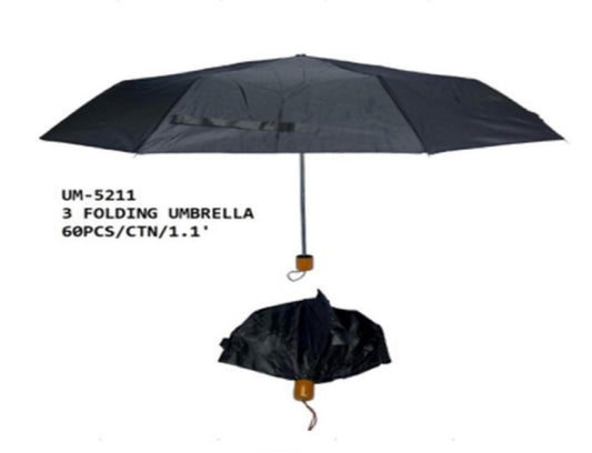 UMBRELLA SHORT BLACK 5211 SOLD BY THE DOZEN