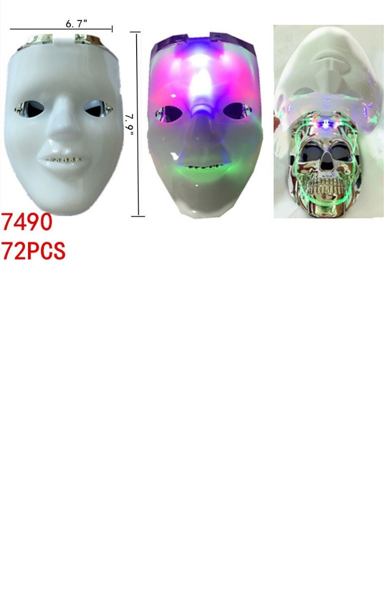 HALLOWEEN SKULL DOUBLE MASK 7490/HP-5020