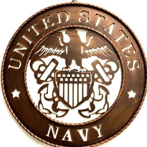 Texas Decor - Metal LG18116 Navy 18''
