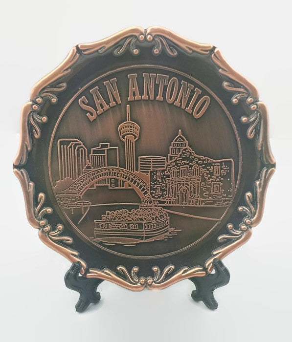 Plate - Copper - San Antonio