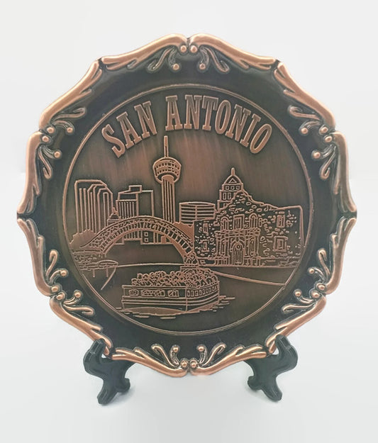 Plate - Copper - San Antonio
