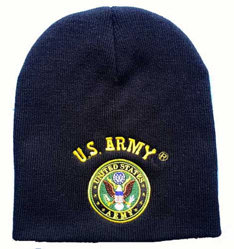 Military Beanie - U.S. Army W/Seal