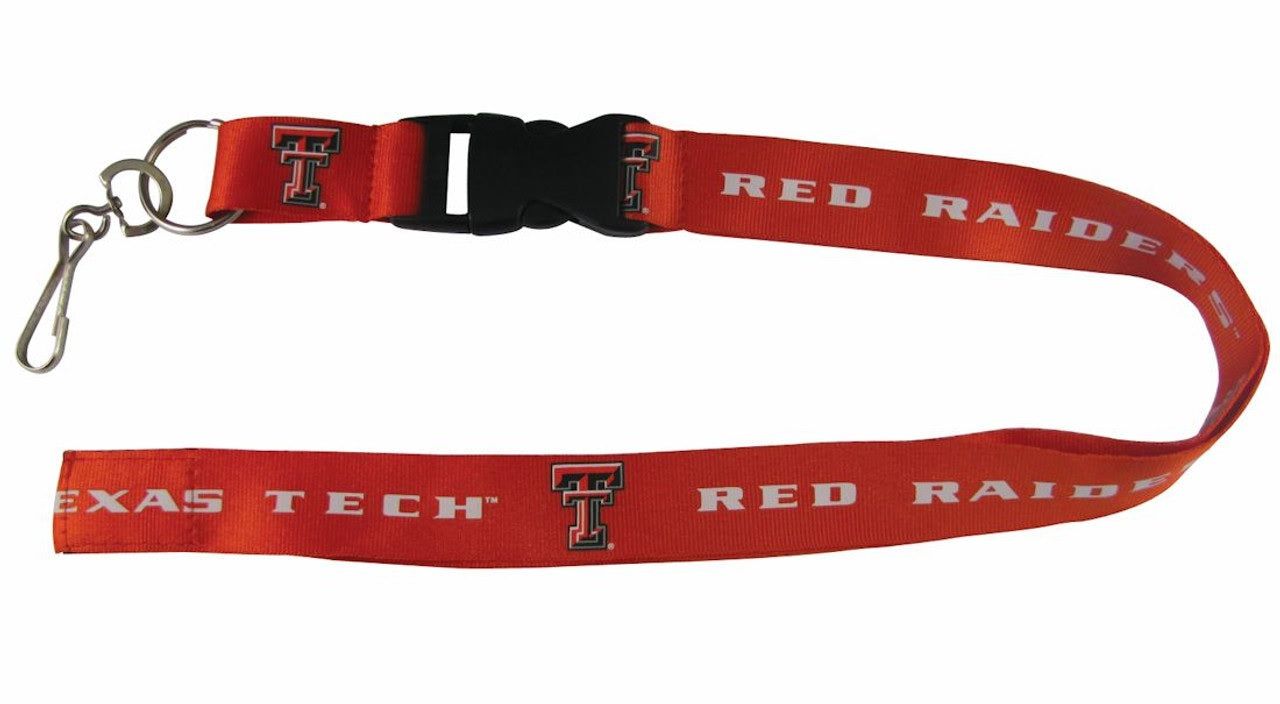 TEXAS TECH UNIVERSITY LANYARD RED