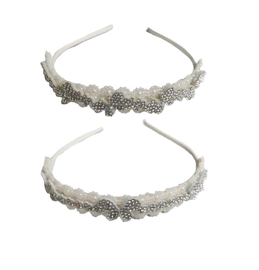 Head Band - Bead Assorted SOLD BY THE DOZEN