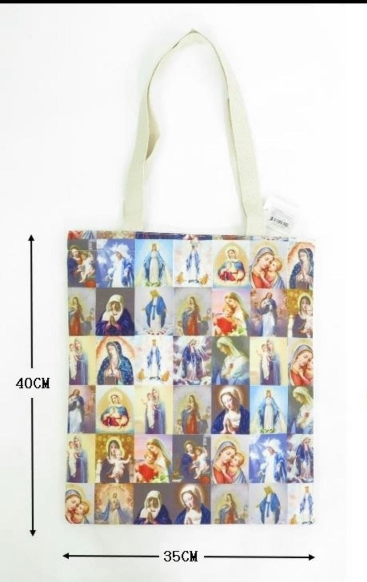 BAG-GUADALUPE ONE SIDED CANVAS BAG BA2090SP