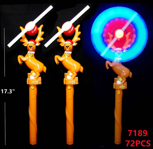 REINDEER WINDMILL 7189, BATTERIES INCLUDED