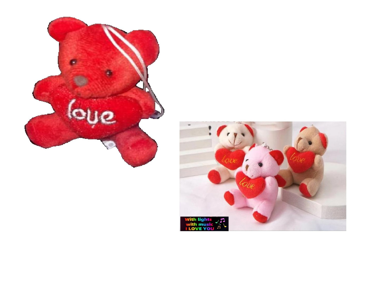 BEAR 3 INCH W/HEART HA-150, SOLD BY THE DOZEN