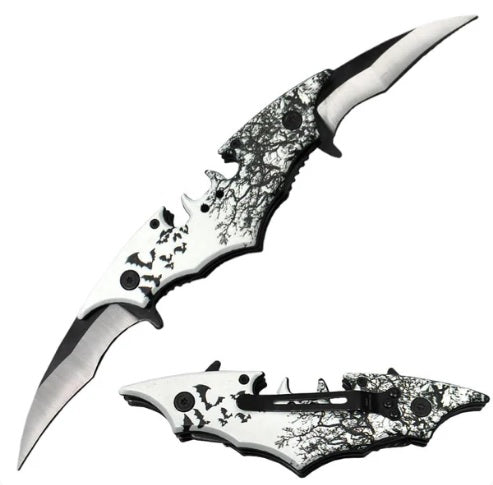 KNIFE MB4544-WHITE BAT 2 BLADE