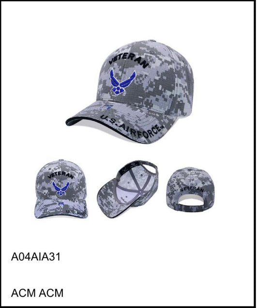 AIR FORCE HAT VETERAN WINGS DIGITAL