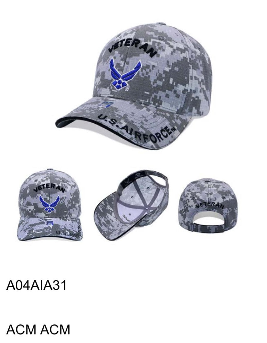 AIR FORCE HAT VETERAN WINGS DIGITAL