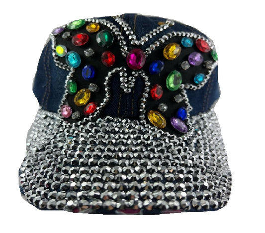 CAP-BUTTERFLY DENIM HT277X297D