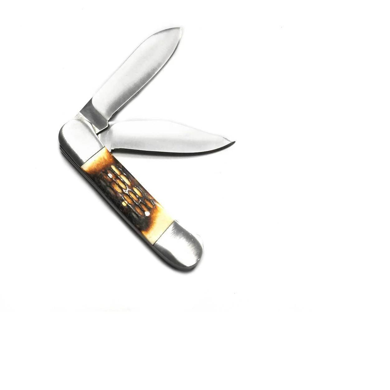 KNIFE RA-1027-4 TWO BLADES BONE