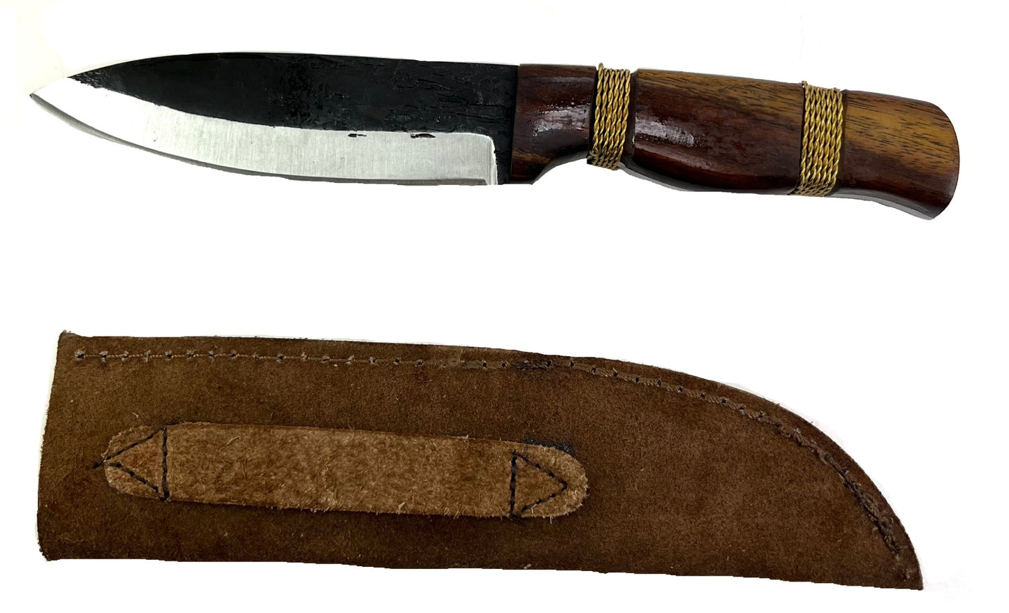 KNIFE 203432 10IN BRASS WOOD
