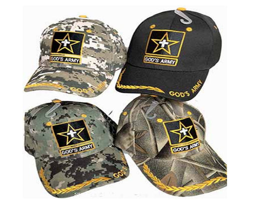 CAP-GOD'S ARMY CAP824 ASSORTED COLORS
