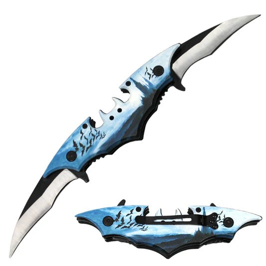 KNIFE MB4544-BL BAT BLUE