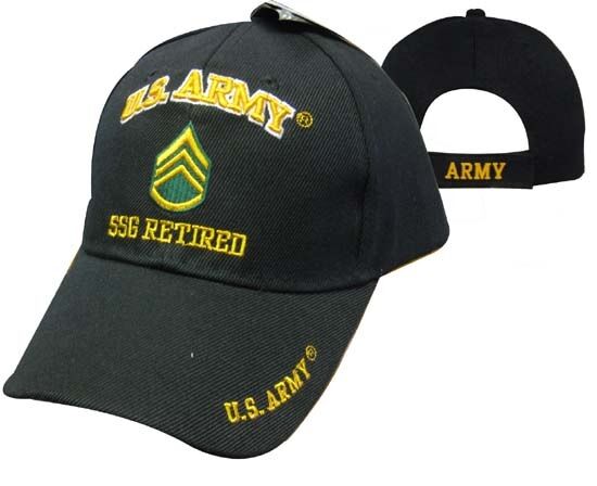 ARMY HAT SSG RETIRED CAP560B