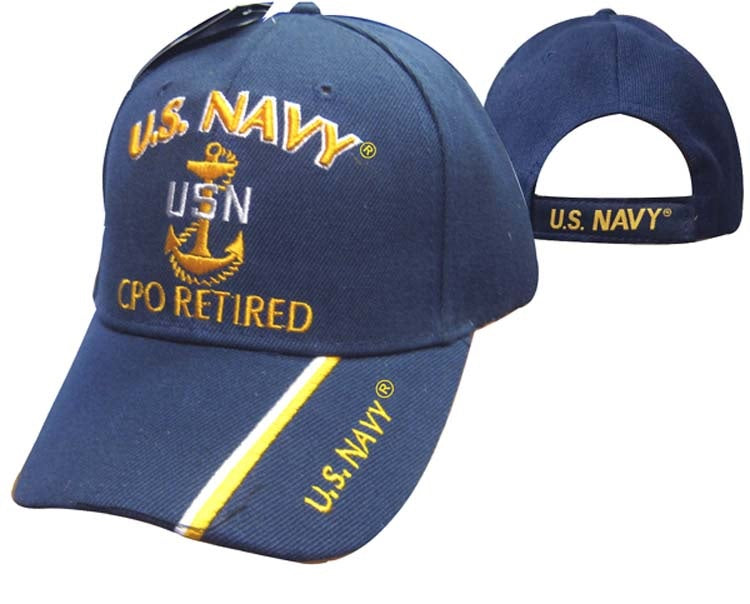 NAVY HAT CPO RETIRED CAP551A