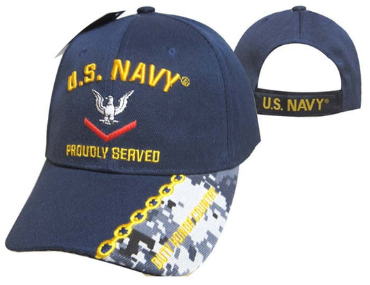 NAVY HAT PROUD SERVE 3RD CAP551H