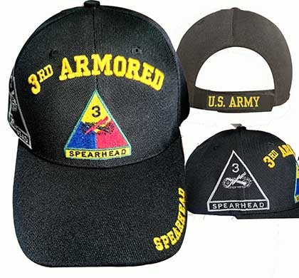 ARMY HAT 3RD ARMORED DIVISION CAP571A